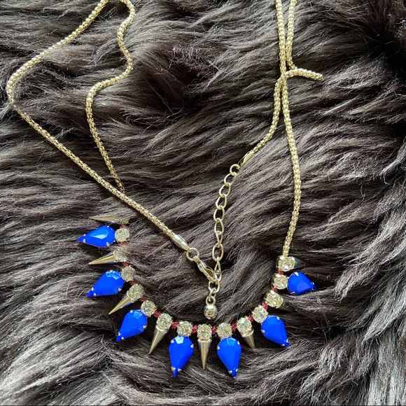 SOLD Beautiful Edgy Statement Necklace - Picture 3 of 3